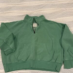 Billabong Green Zip-Up Pullover